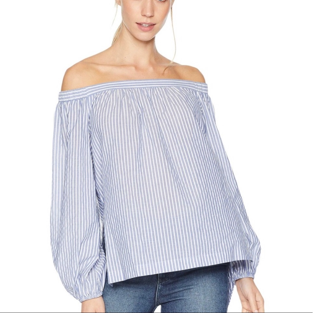 BCBGMAXAZRIA “ELLSIE” OFF THE SHOULDER TOP